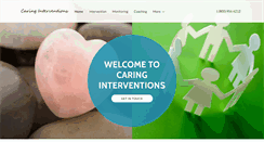 Desktop Screenshot of caringinterventions.com